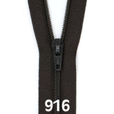 Rits 40 cm | YKK spiraal 3 | 916 extra donker bruin Rits RITS - YKK - 3 - 40CM - 916 - EXTRA DONKER BRUIN